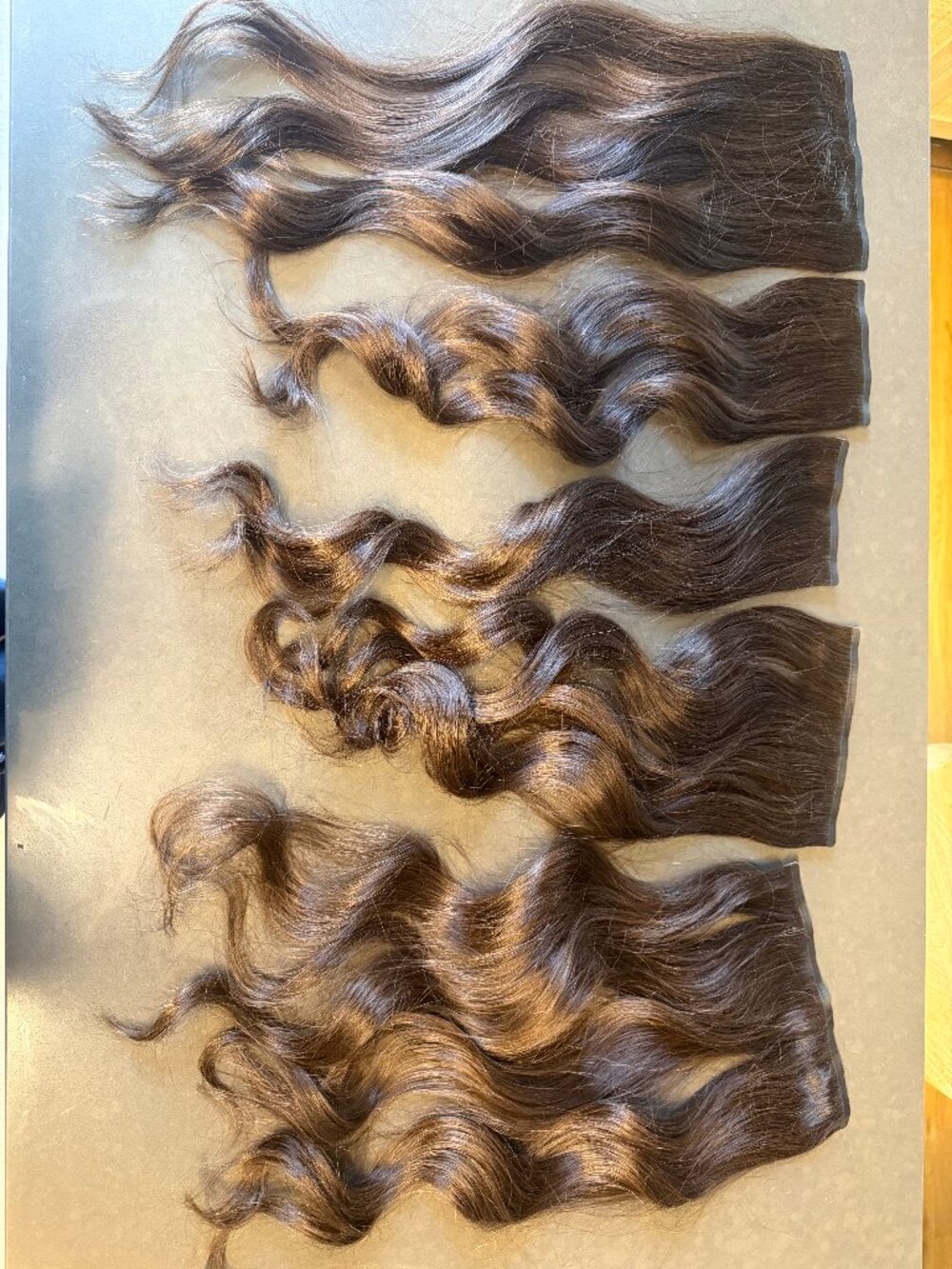 BELLAMI Silk Seam Clip In Hair Extension - 20 inch Dark Brown